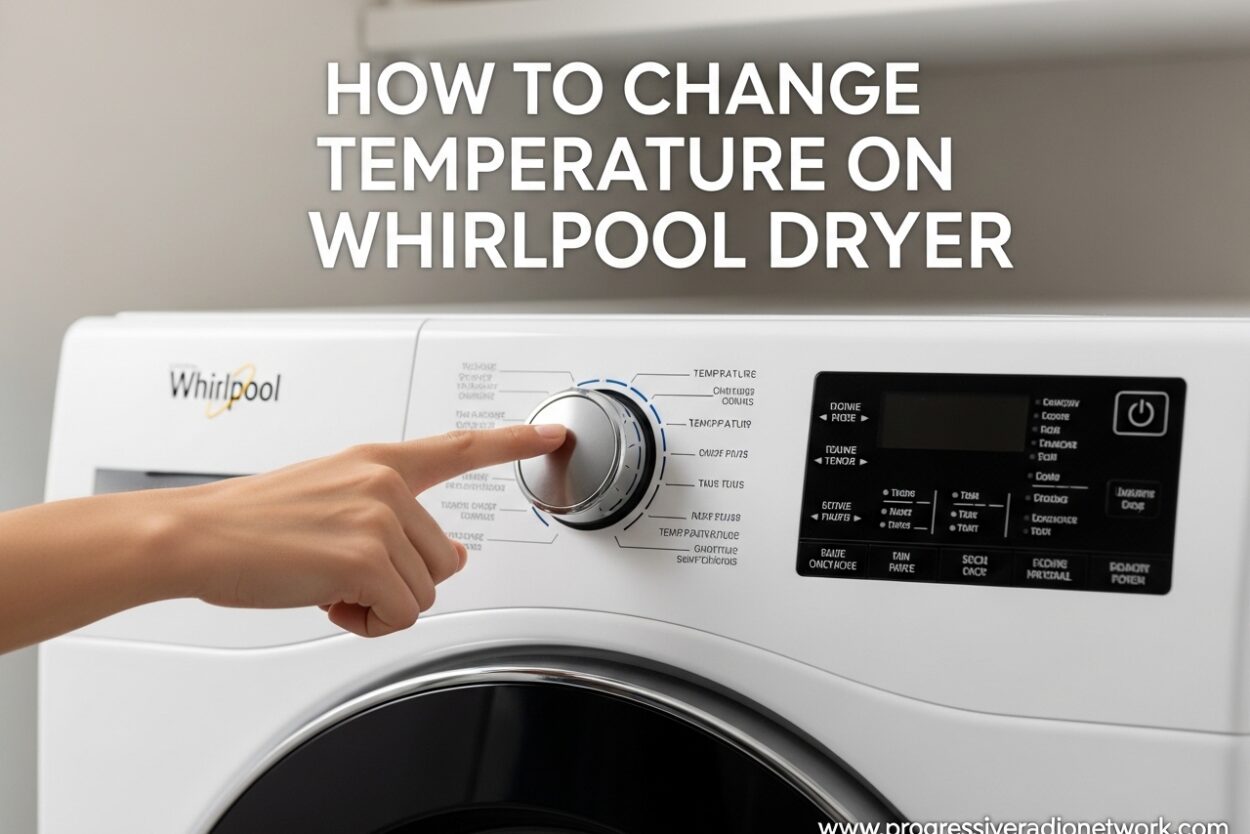 How to Change Temperature on Whirlpool Dryer