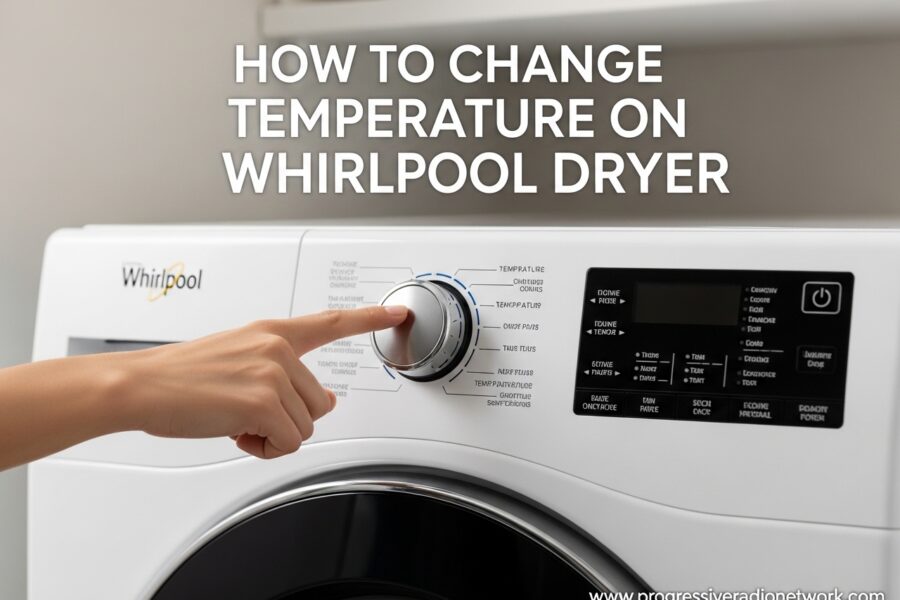 How to Change Temperature on Whirlpool Dryer
