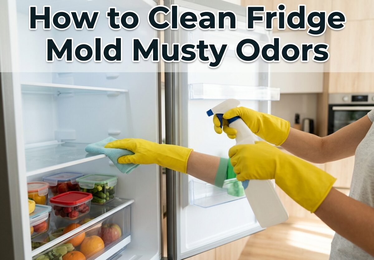 How to Clean Fridge Mold Musty Odors