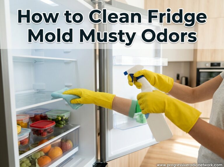 How to Clean Fridge Mold Musty Odors