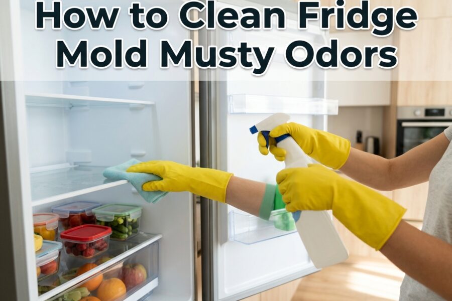 How to Clean Fridge Mold Musty Odors