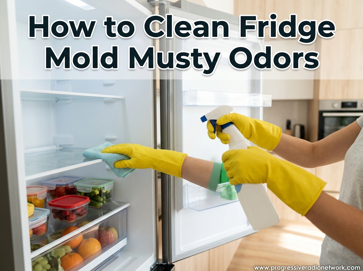 How to Clean Fridge Mold Musty Odors