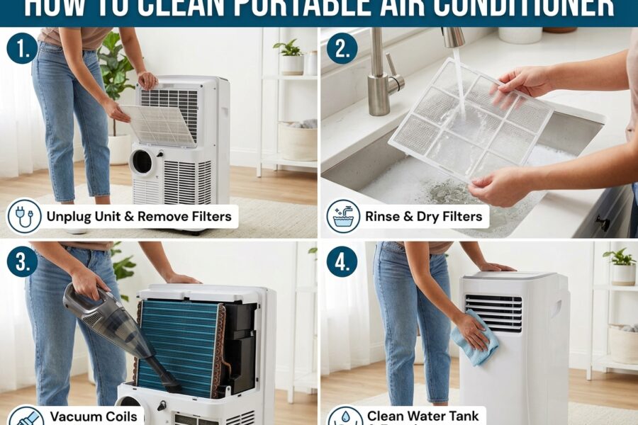 How to Clean Portable Air Conditioner