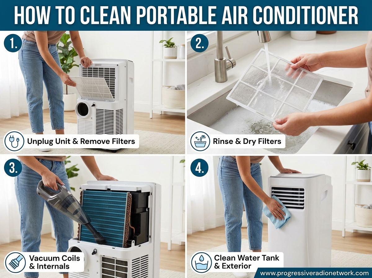 How to Clean Portable Air Conditioner