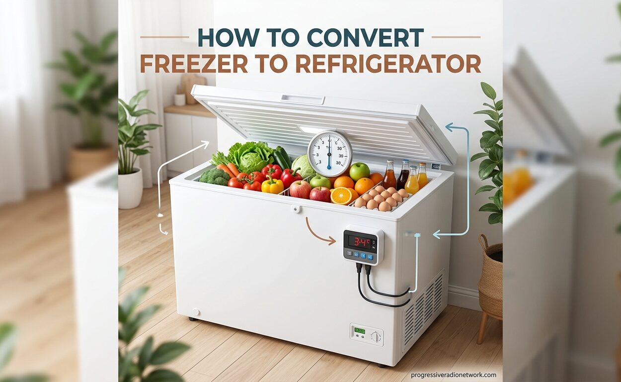 How to Convert Freezer to Refrigerator