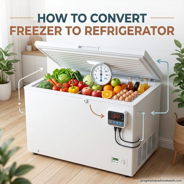 How to Convert Freezer to Refrigerator