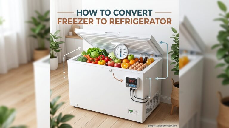 How to Convert Freezer to Refrigerator