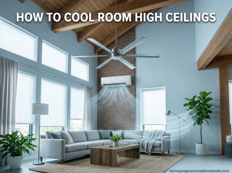 How to Cool Room High Ceilings