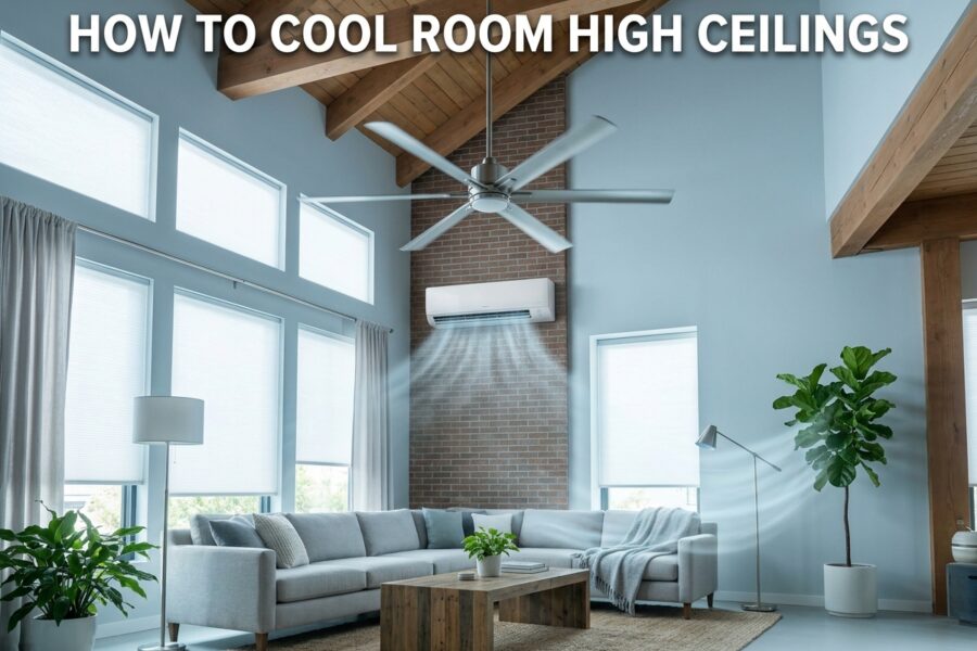 How to Cool Room High Ceilings