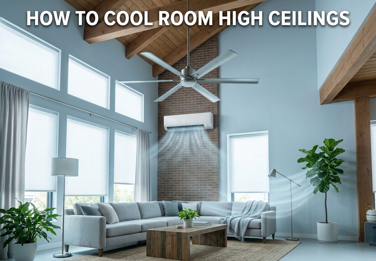 How to Cool Room High Ceilings
