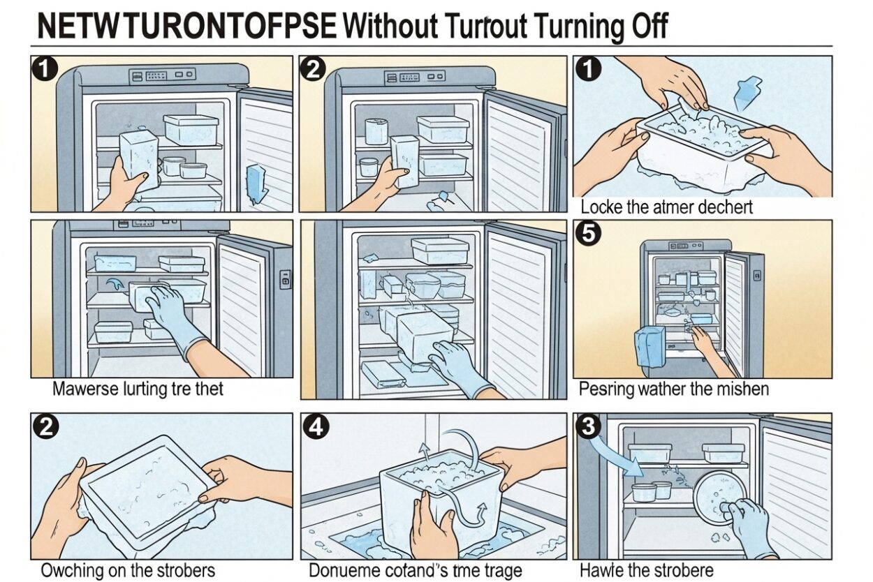 How to Defrost Freezer Without Turning Off