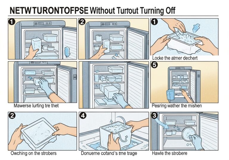 How to Defrost Freezer Without Turning Off