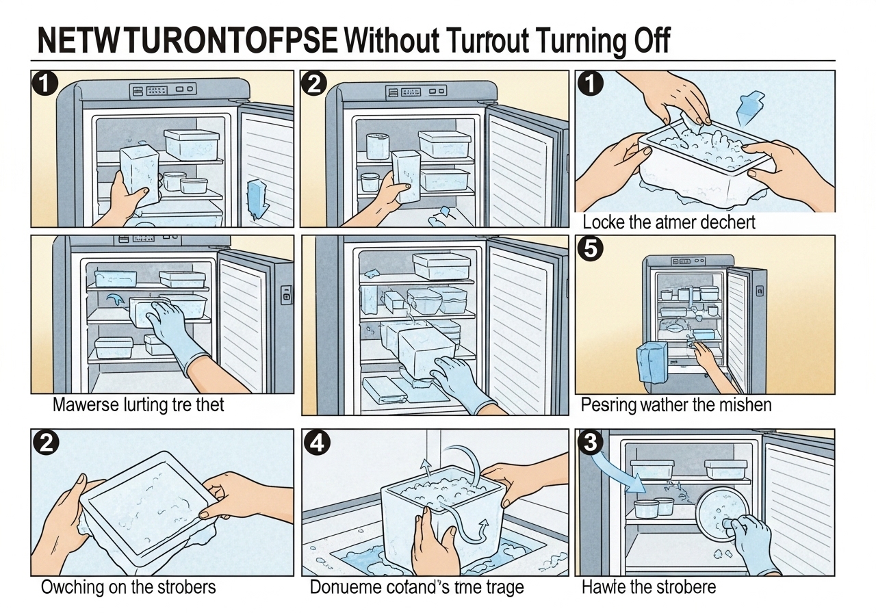 How to Defrost Freezer Without Turning Off
