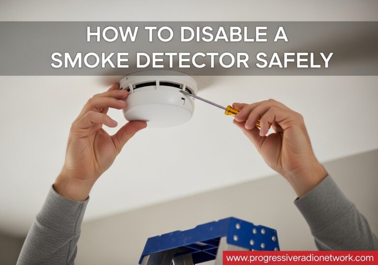 How to Disable Smoke Detector Safely