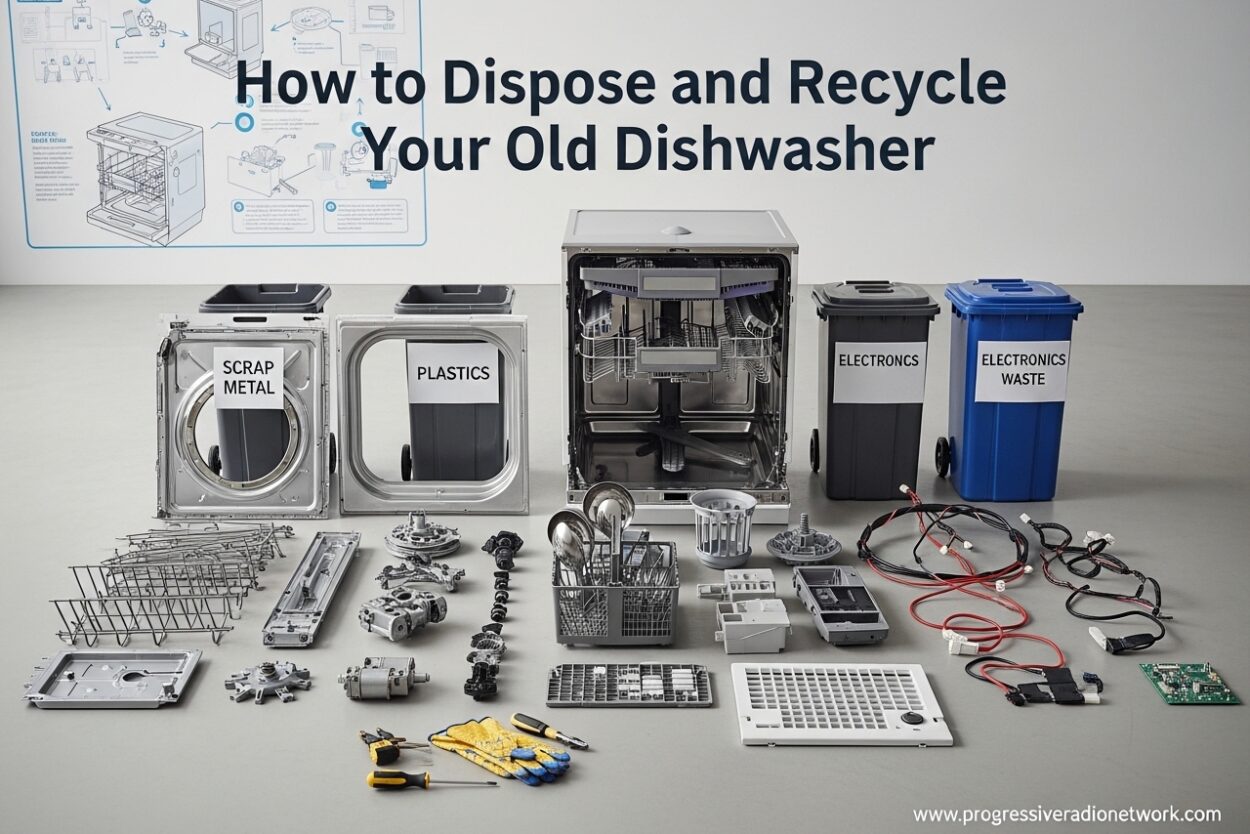 How to Dispose and Recycle Your Old Dishwasher