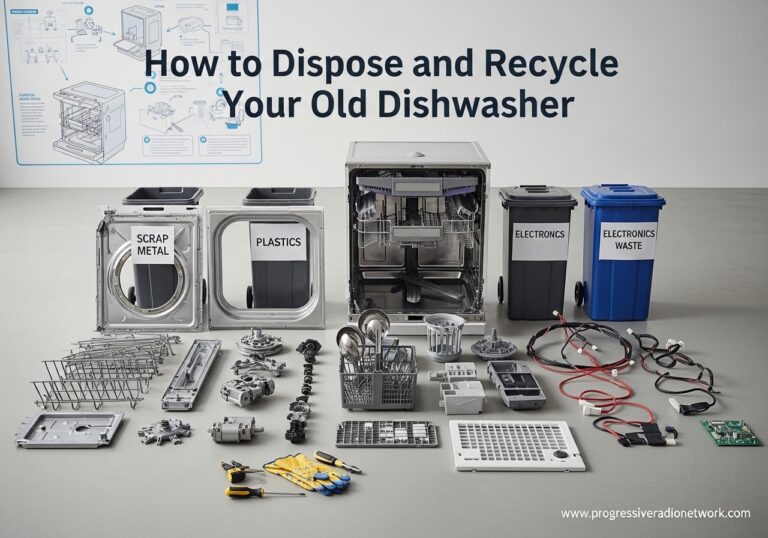 How to Dispose and Recycle Your Old Dishwasher