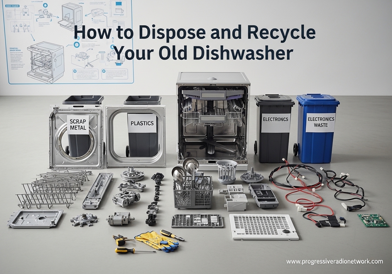 How to Dispose and Recycle Your Old Dishwasher