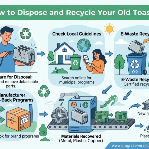 How to Dispose and Recycle Your Old Toaster