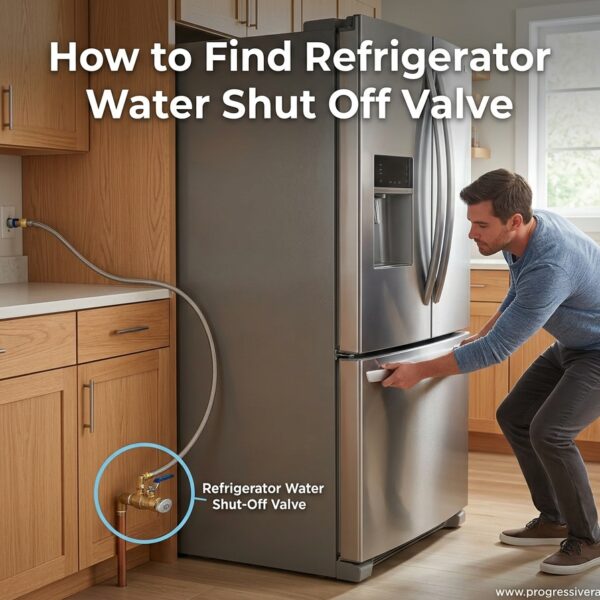 How to Find Refrigerator Water Shut Off Valve