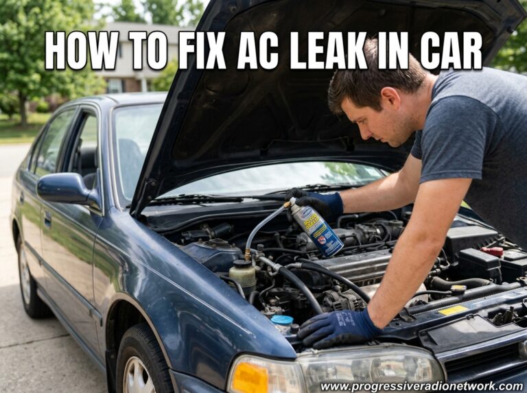 How to Fix AC Leak in Car