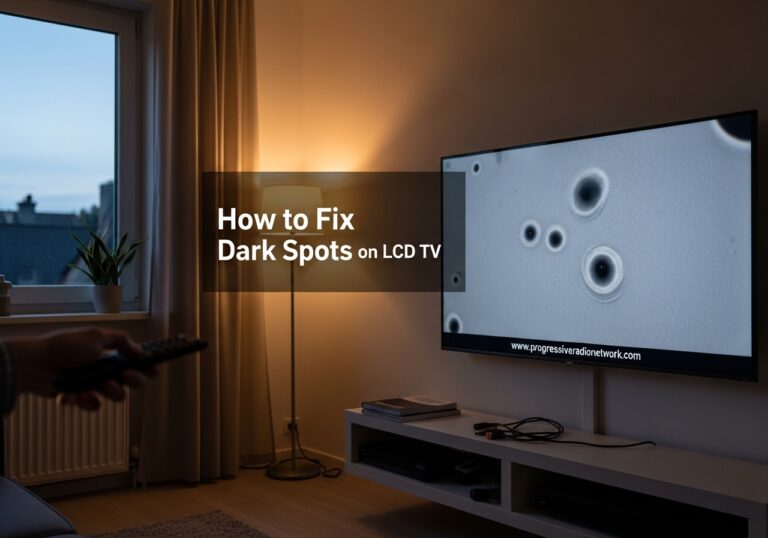 How to Fix Dark Spots on LCD TV