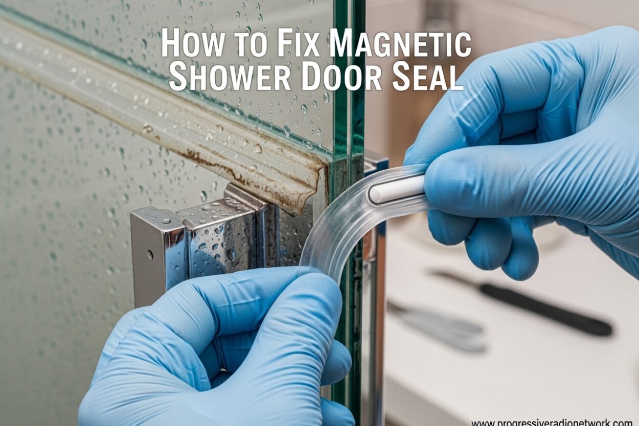 How to Fix Magnetic Shower Door Seal