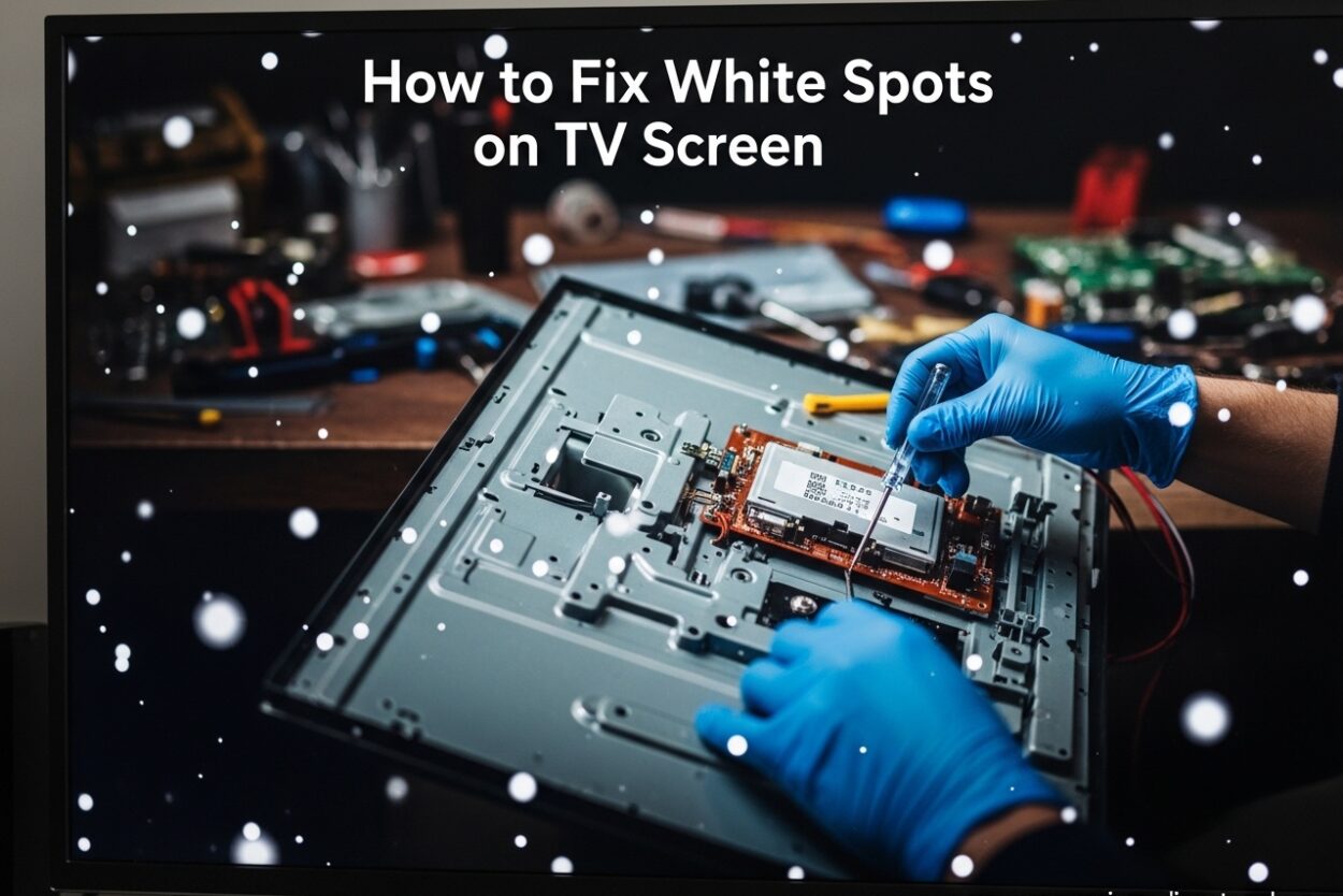 How to Fix White Spots on TV Screen