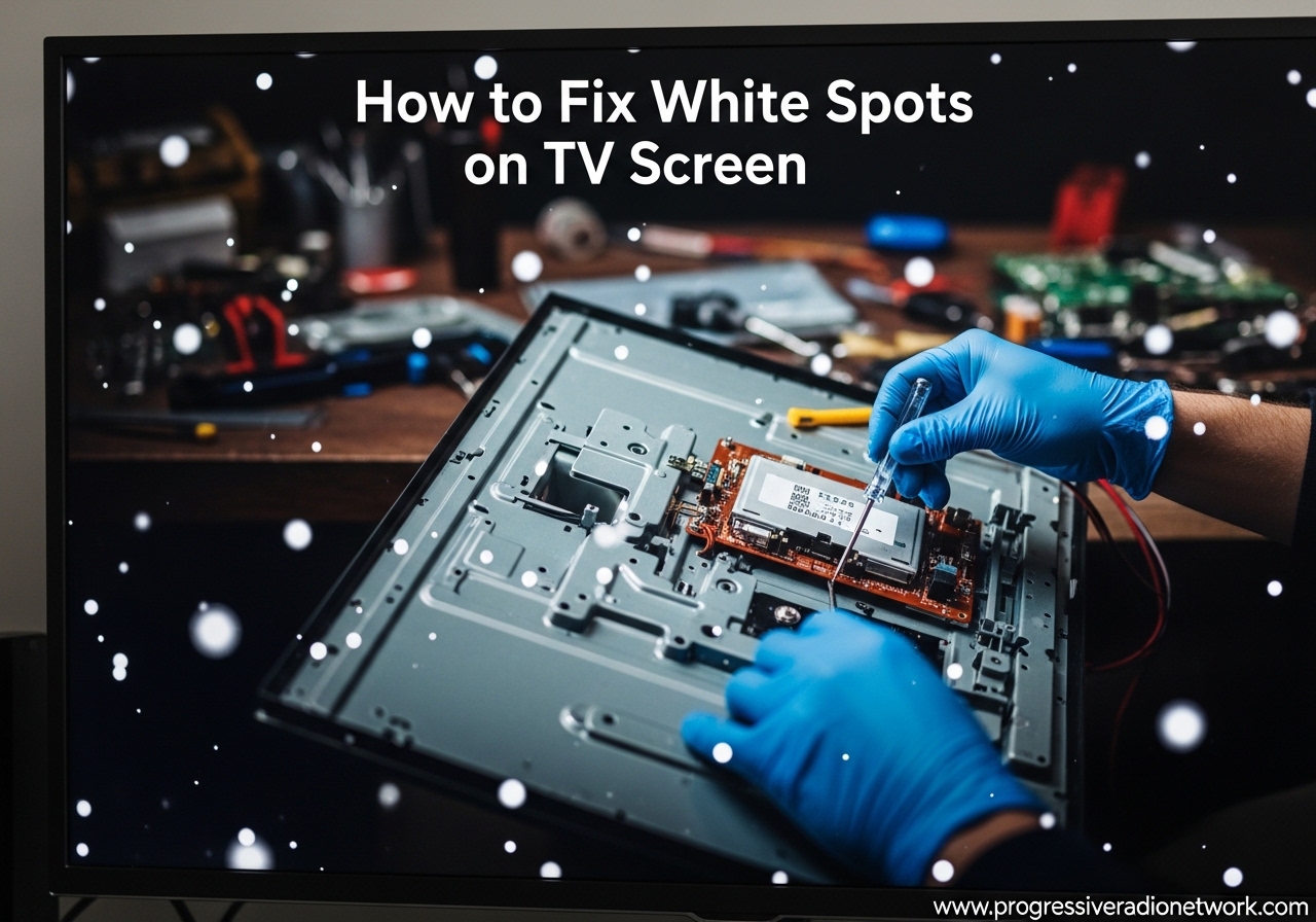 How to Fix White Spots on TV Screen