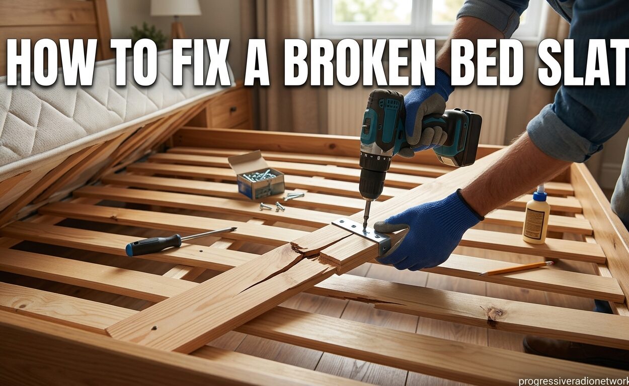 How to Fix a Broken Bed Slat