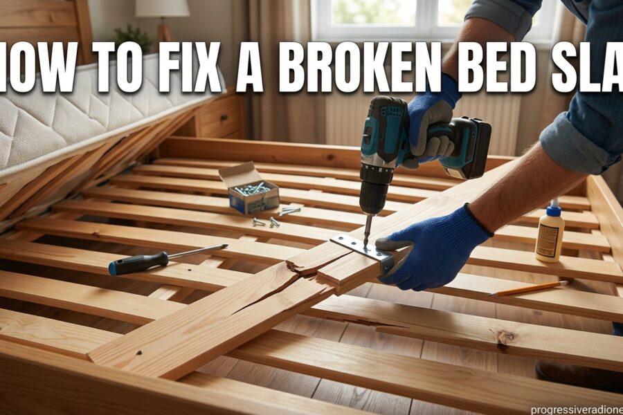 How to Fix a Broken Bed Slat