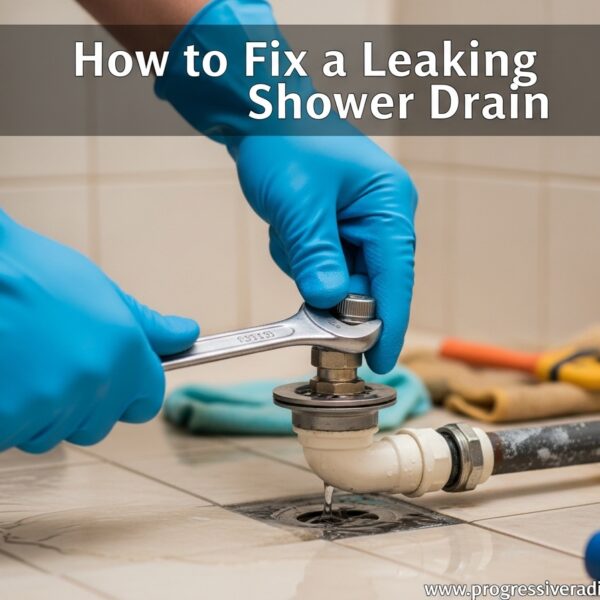 How to Fix a Leaking Shower Drain
