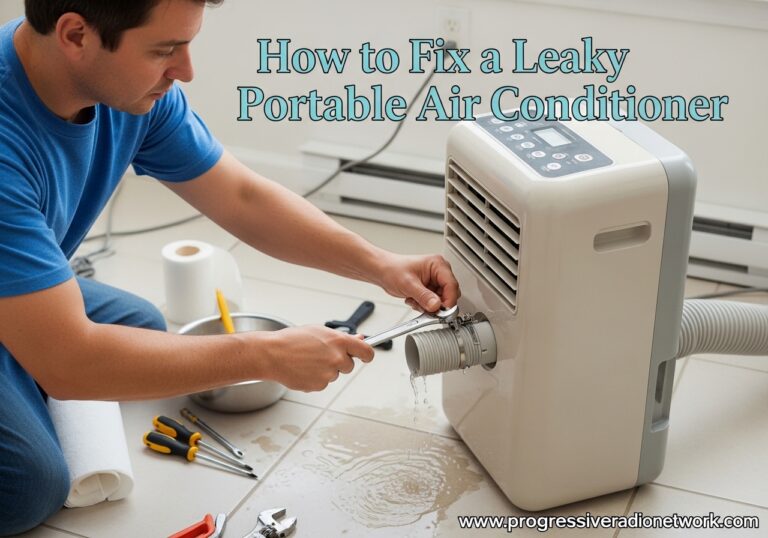 How to Fix a Leaky Portable Air Conditioner