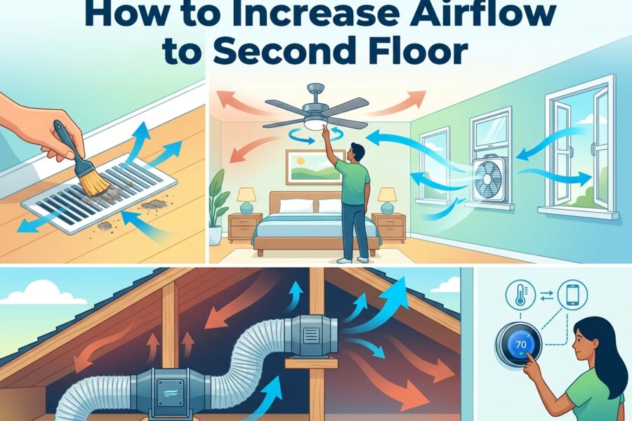 How to Increase Airflow to Second Floor