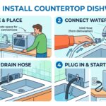How to Install Countertop Dishwasher