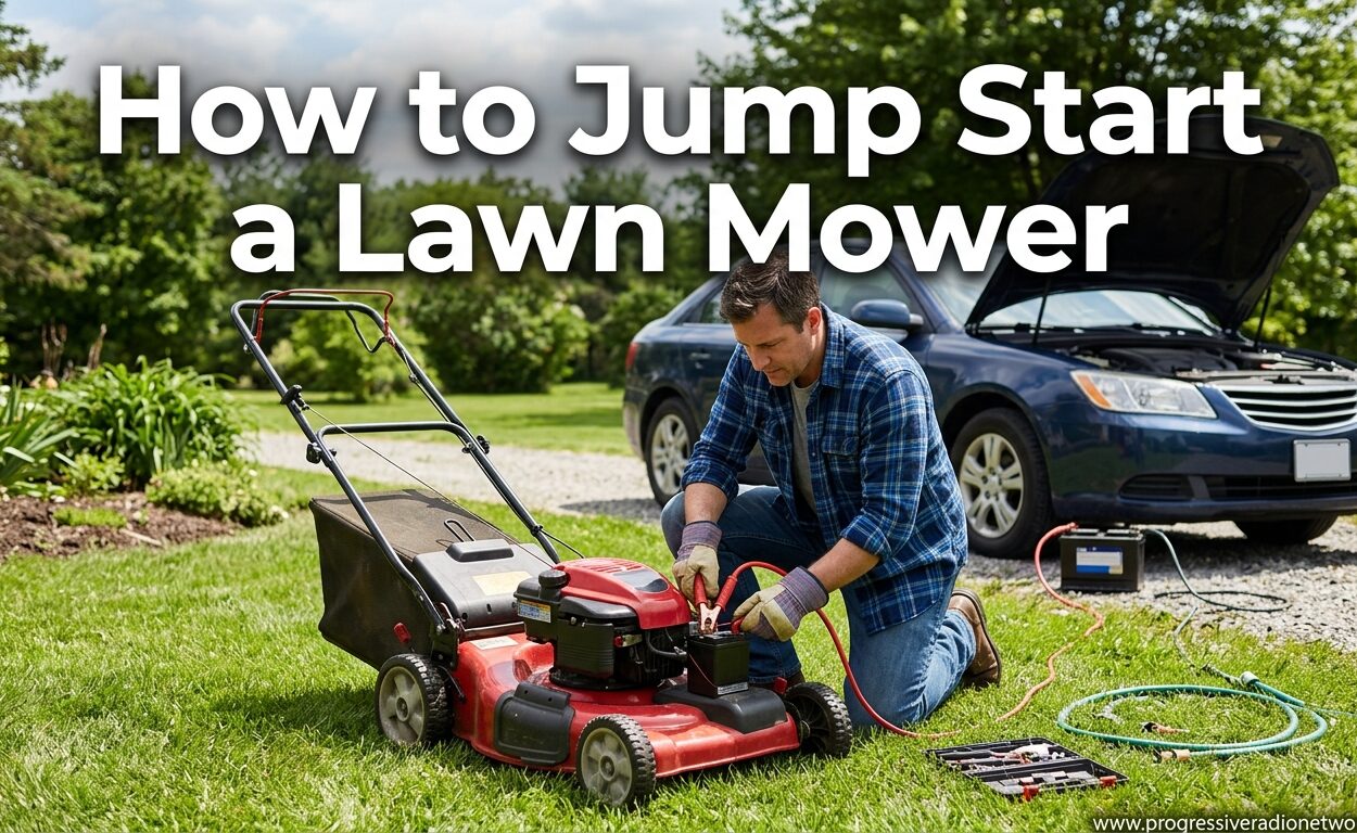 How to Jump Start a Lawn Mower