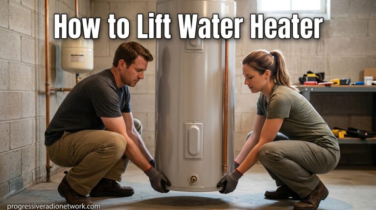 How to Lift Water Heater