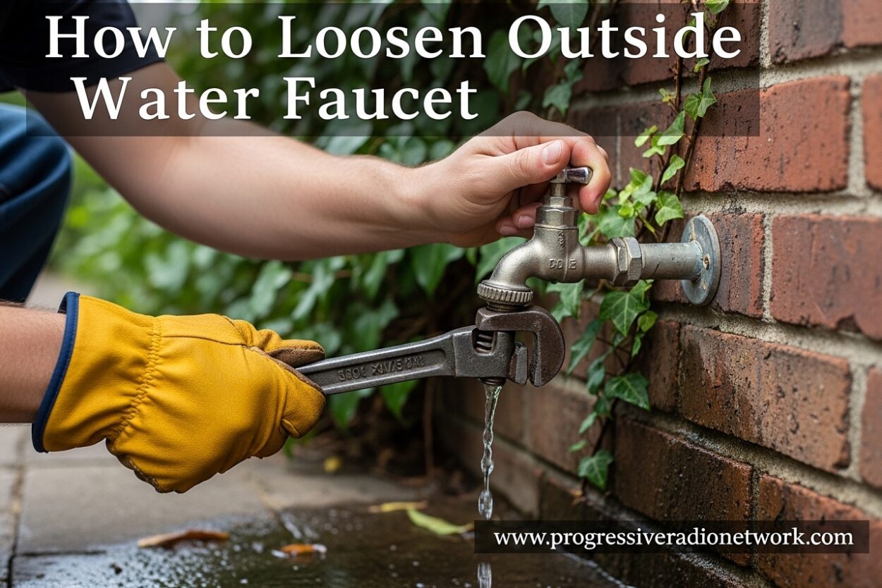 How to Loosen Outside Water Faucet