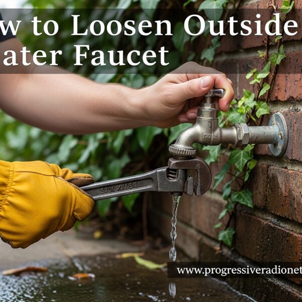 How to Loosen Outside Water Faucet