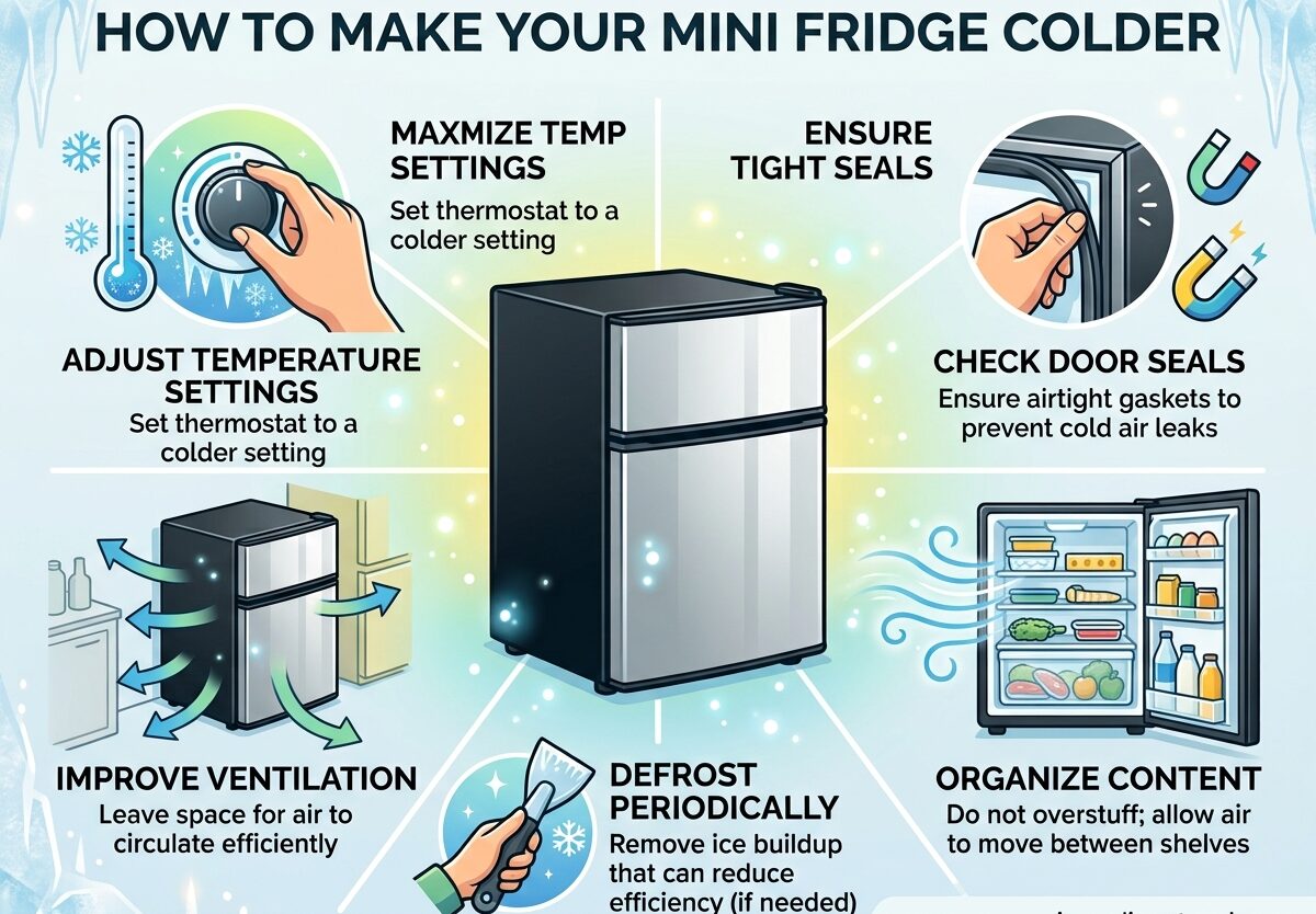 How to Make Your Mini Fridge Colder