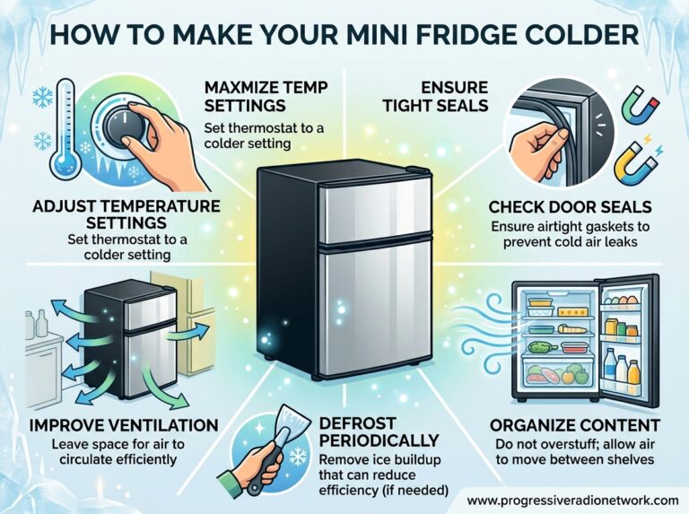 How to Make Your Mini Fridge Colder