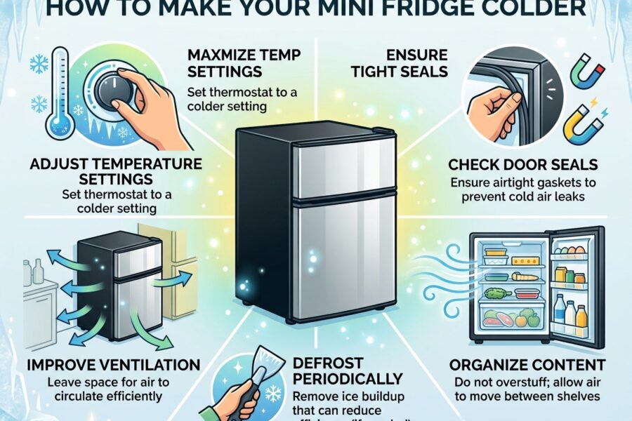 How to Make Your Mini Fridge Colder