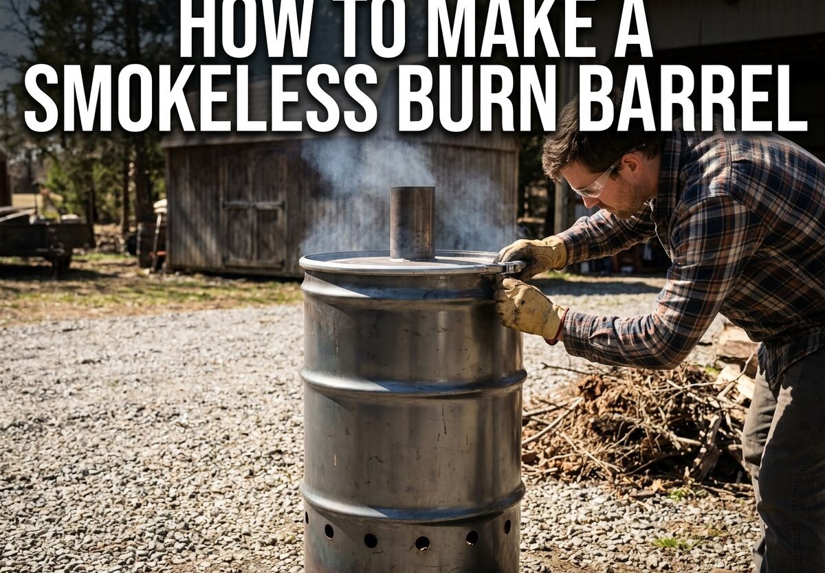How to Make a Smokeless Burn Barrel