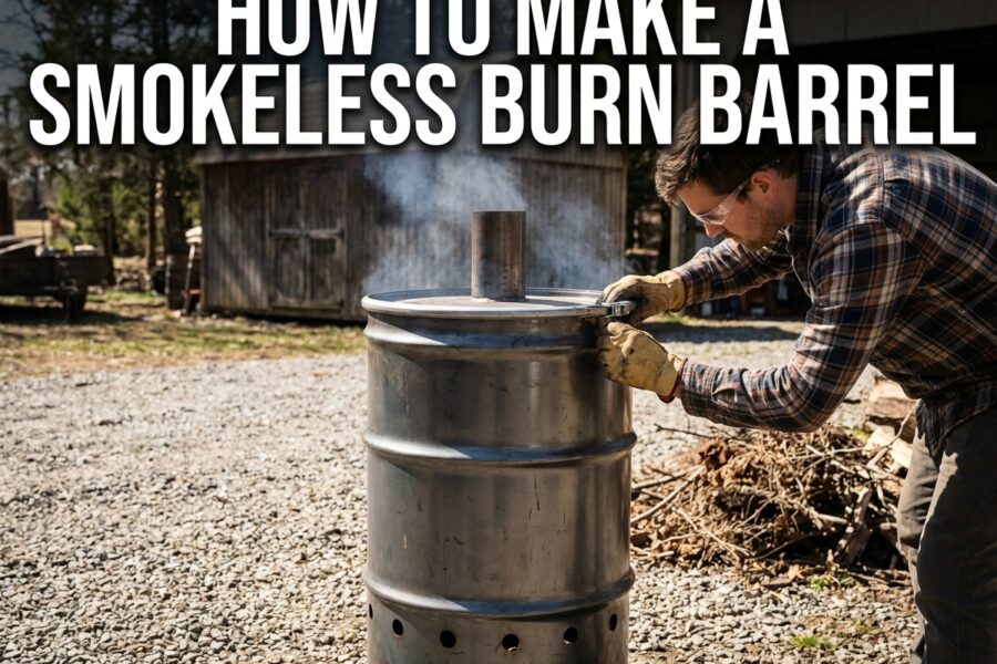 How to Make a Smokeless Burn Barrel