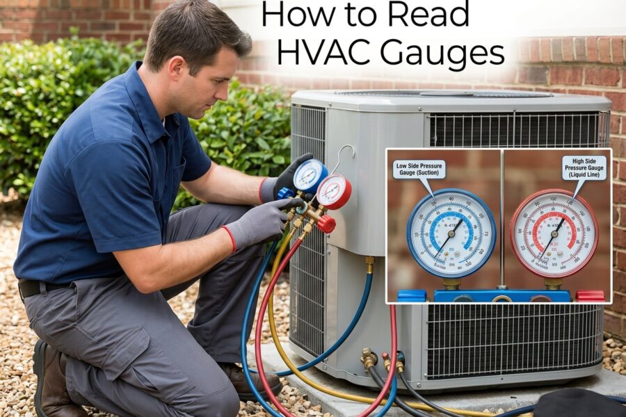 How to Read HVAC Gauges