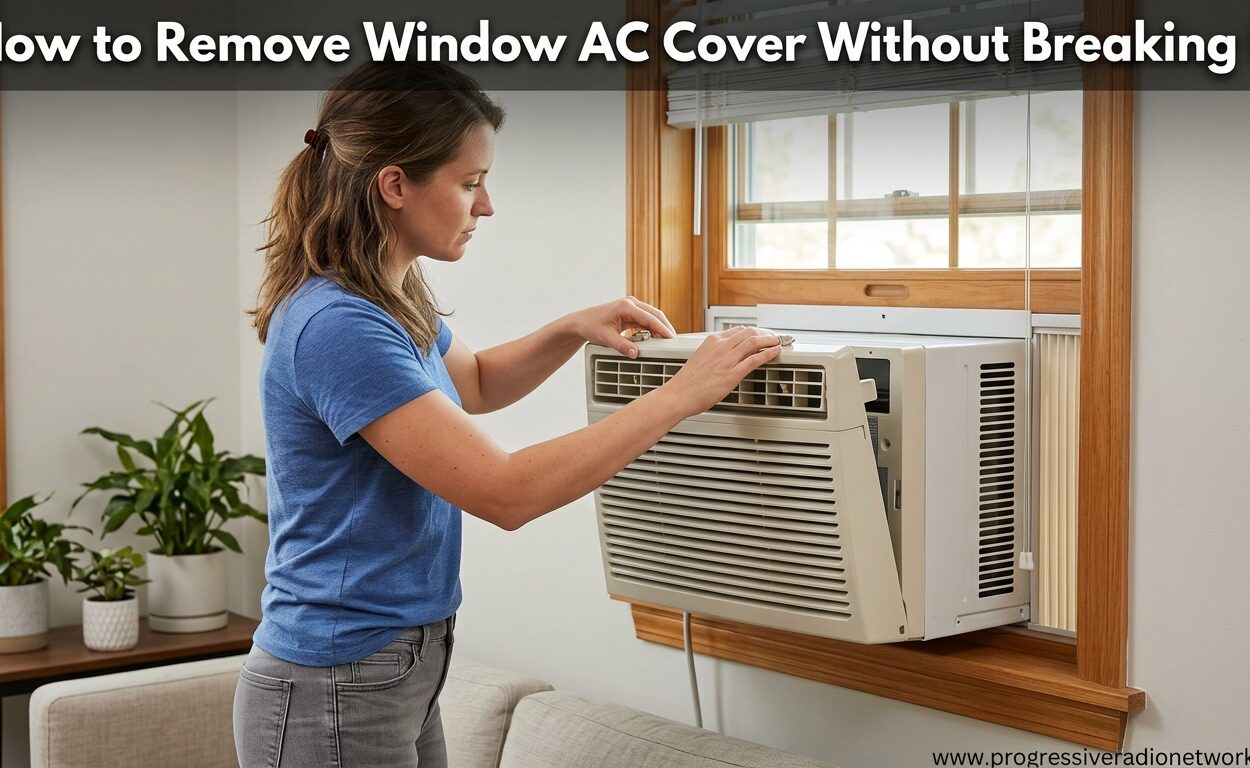 How to Remove Window AC Cover Without Breaking It