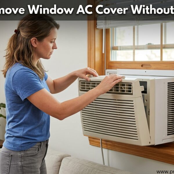How to Remove Window AC Cover Without Breaking It