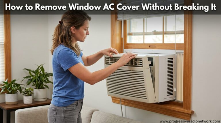 How to Remove Window AC Cover Without Breaking It
