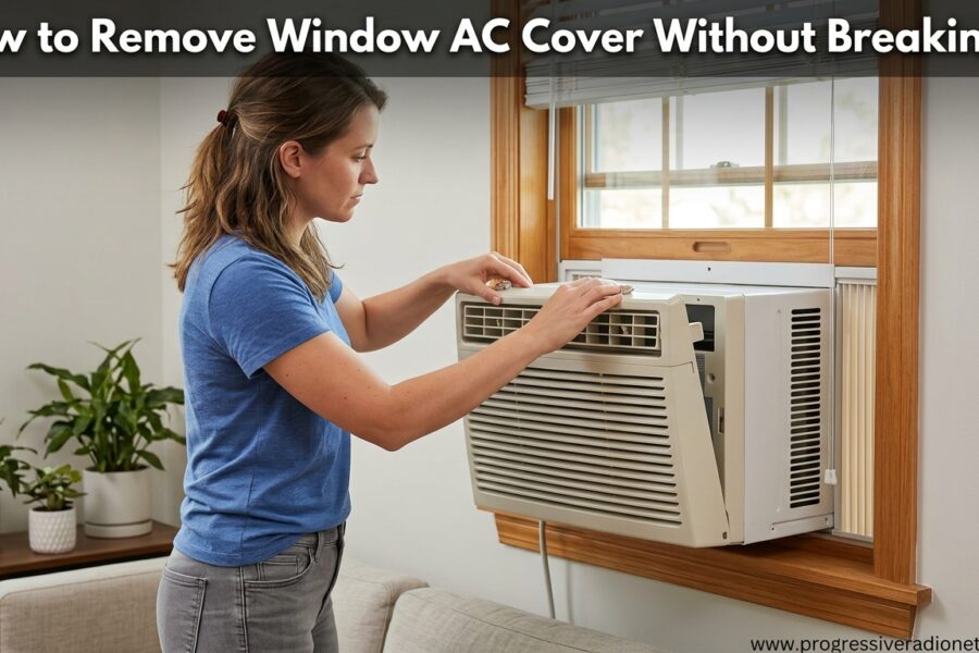 How to Remove Window AC Cover Without Breaking It