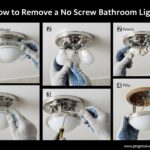 How to Remove a No Screw Bathroom Light