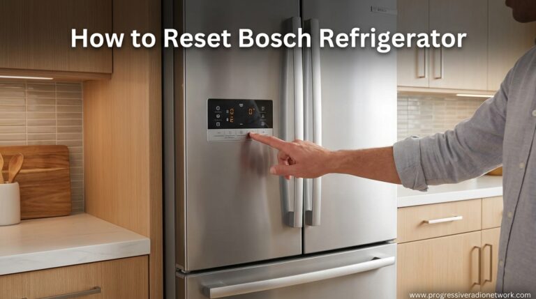 How to Reset Bosch Refrigerator